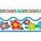 Crayon Flowers Terrific Trimmers® – 2¼ in x 39 ft Colorful Classroom Bulletin Board Border